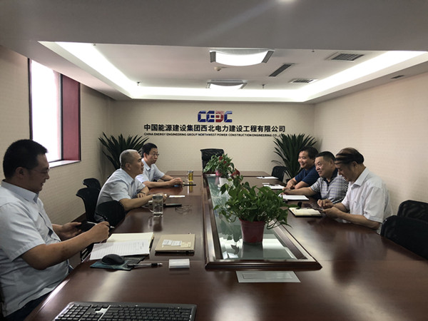 陜煤建設(shè)董事長(zhǎng)寧興剛應(yīng)邀赴西北電建工程公司進(jìn)行座談交流
