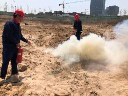 陜煤建設地基分公司積極開展消防演練筑牢安全“防火墻”