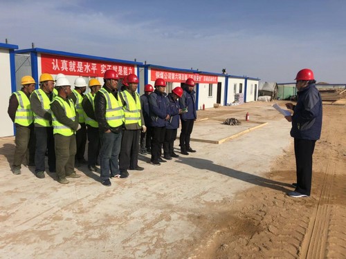 陜煤建設銅煤公司項目部開展“黨員身邊無事故”活動助力百日安全