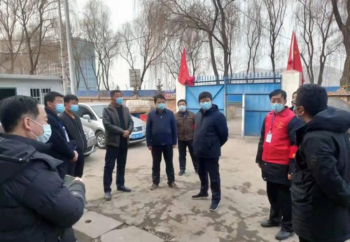 彬州市委常委、統(tǒng)戰(zhàn)部部長郭嘉楠一行蒞臨陜煤建設(shè)路橋分公司彬長項目部檢查指導(dǎo)疫情防控工作