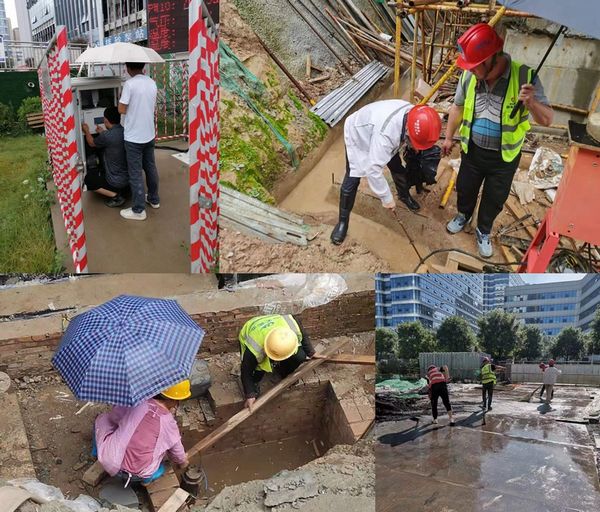 陜煤建設天工公司厲兵秣馬戰(zhàn)風雨，上下同欲保汛期