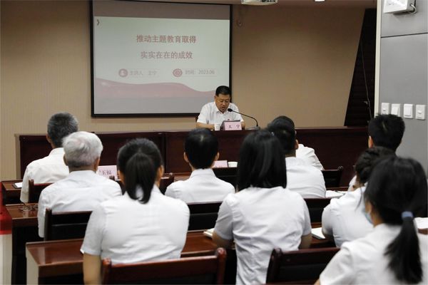 王寧在黨建聯(lián)系點(diǎn)開展主題教育專題黨課