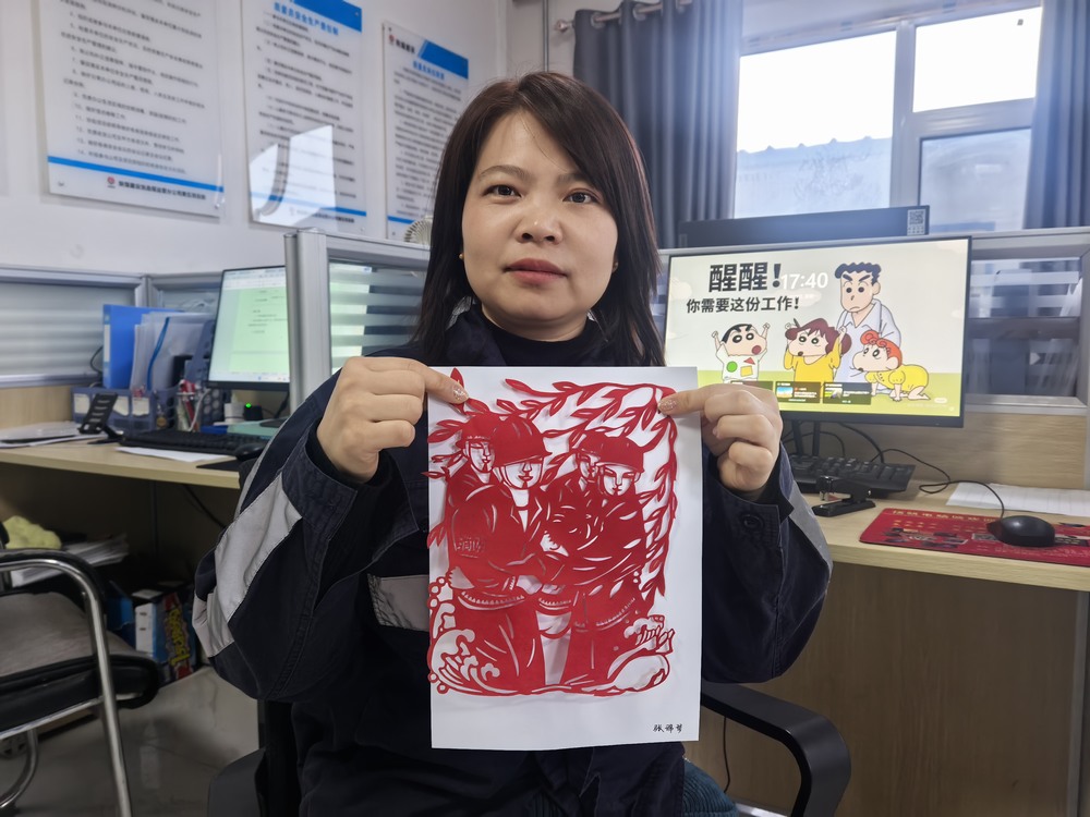 陜煤建設(shè)洗選煤運(yùn)營(yíng)公司第五項(xiàng)目部：當(dāng)非遺剪紙遇安全生產(chǎn)