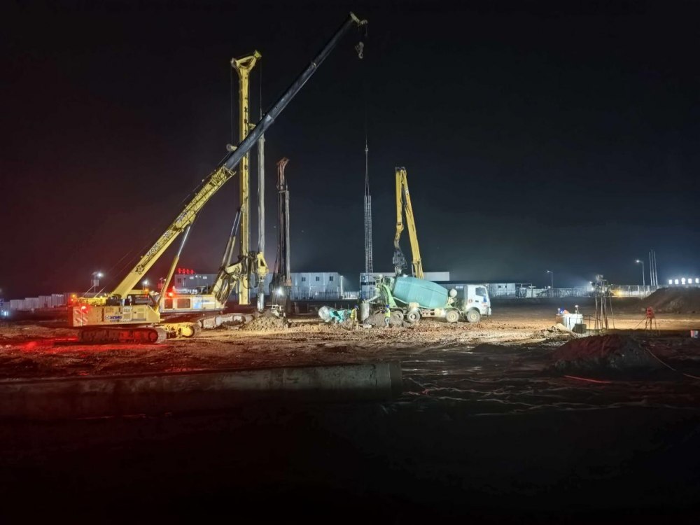 陜煤建設(shè)西北分公司汨羅樁基項(xiàng)目部：晝夜奮戰(zhàn)搶工期，全力以赴抓節(jié)點(diǎn)